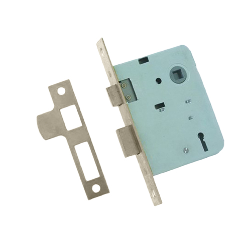 KR Lucas Legge Mortice Lock 57mm Nickel Plated 2378-NP
