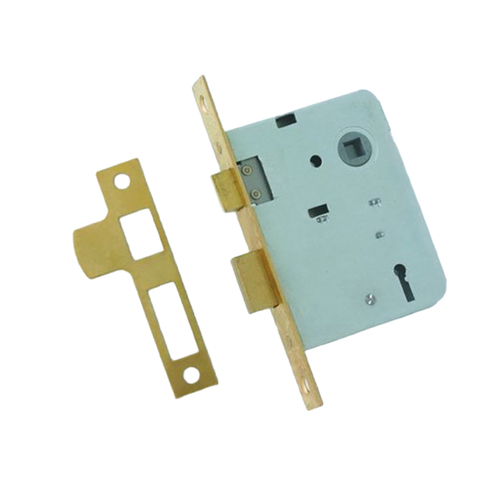 Restocking Soon: ETA End April - KR Lucas Legge Mortice Lock 57mm Polished Brass 2378-PB