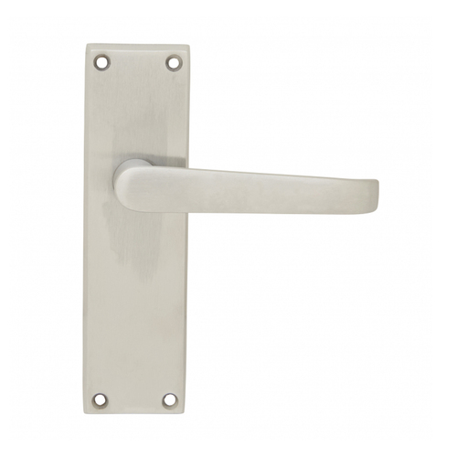 Pavtom Door Handle Straight Lever Latch Satin Chrome 150 x 42mm 7100SC