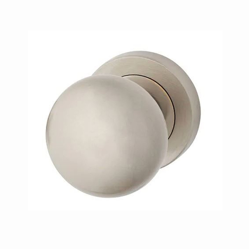 KR Lucas Pavtom Victorian Door Knob on Round Rose 50mm Satin Nickel 7506/9SN