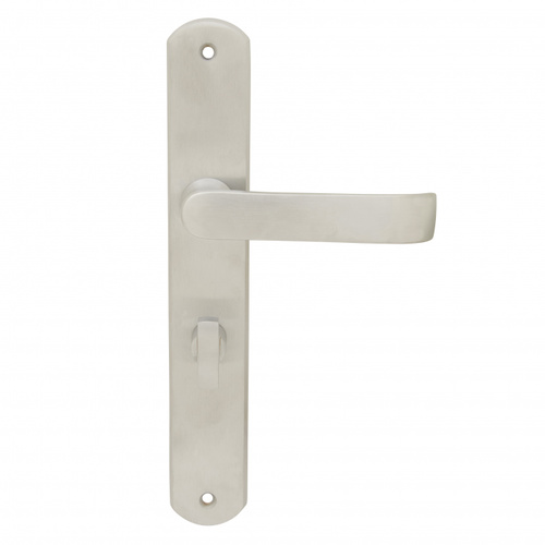 Pavtom Door Handle Wide Lever Privacy Solid Brass Cast Satin Chrome 779102SC