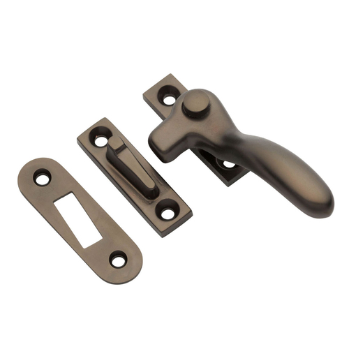 KR Lucas Northcote Casement Fastener Left Hand Black Nickel N498LHBN