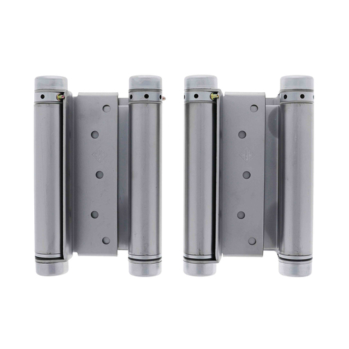 HFH Double Action Spring Door Hinge 150mm Satin Chrome 4150-154