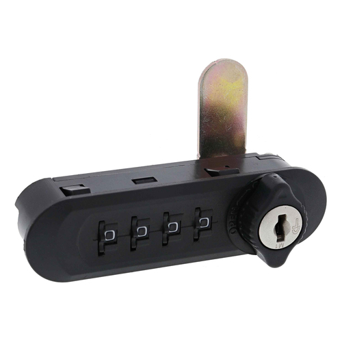 Cyberlock 4-Dial Combination Lock Left Hand Black For Lockers 4DIALCLHLH-001