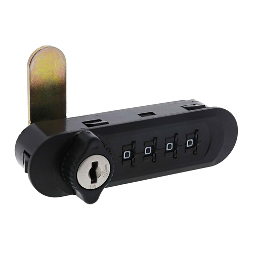 Cyberlock 4-Dial Combination Lock Right Hand Black For Lockers 4DIALCLHRHN-001