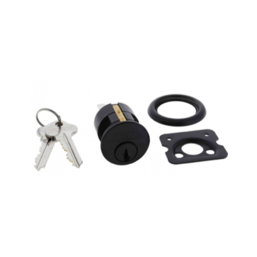 Carbine 201 Rim Cylinder 6 Pin Keyed to Differ Matt Black CRC-MB6