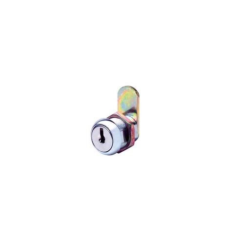 Firstlock Cabinet Cam Lock Round Face 22mm Keyed Alike Chrome Plate NX22RKA