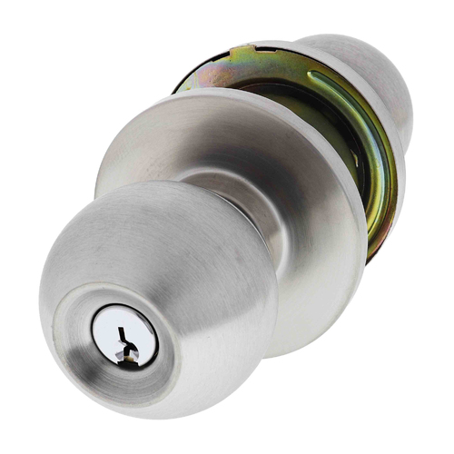 Carbine Epsom Entrance Knob Set Fire Rated 60mm Satin Stainless Steel PE3000-60