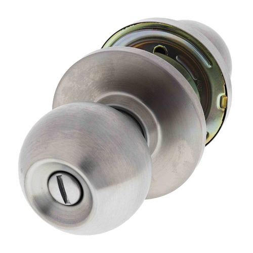 Carbine Epsom Privacy Knob Set Fire Rated 60mm Satin Stainless Steel PE3030-60