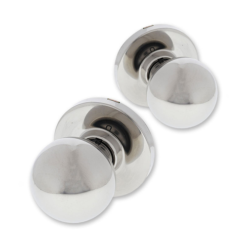 Carbine Epsom Passage Knob Set Fire Rated 70mm Satin Stainless Steel PE3082-70