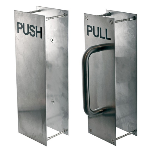 Restocking Soon: ETA Mid April - RiteFit Push Pull Plate Back To Back 300x100mm Stainless Steel PH-PP-2ESS