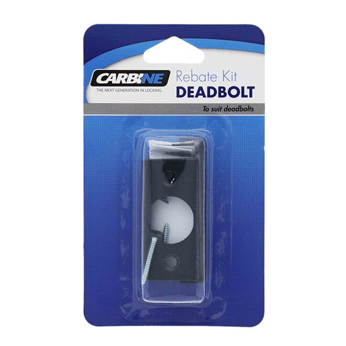 Carbine LB Series Deadbolt Rebate Kit Matt Black RKDMB