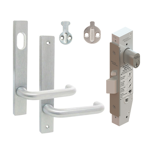 Dormakaba Classroom Door Pack SBM2 Narrow Mortice Lock Cylinder Plate Handles