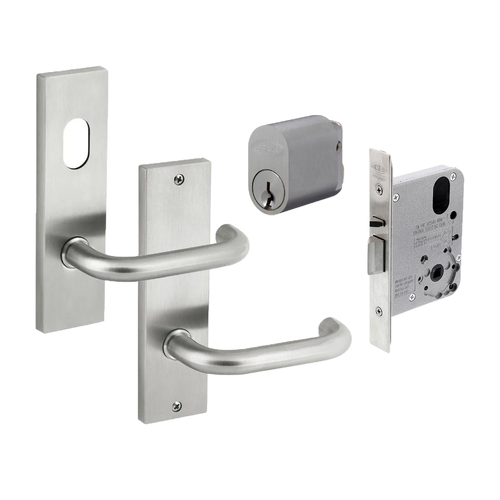Lockwood Storeroom Door Pack 3572 Mortice Lock With Lever Furniture and Cylinder