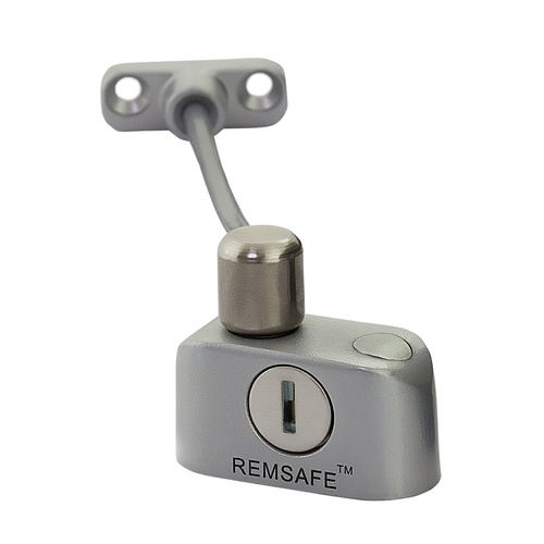 10x Remsafe RL002SS-K1-SIL Trade Pack Window Restrictor Key Lock Child Safe 125mm Limit Silver