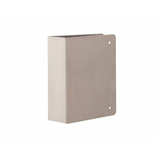 BDS Wrap Around Blank Plate 09351125 100x130mm 35mm Thick Doors Stainless Steel