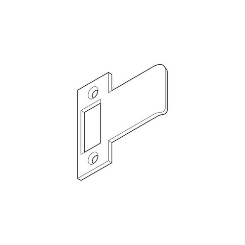BDS Extended Striker Plate 70x40mm Stainless Steel 09351134 