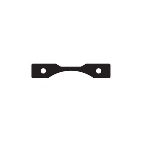 Restocking Soon: ETA End  May - BDS Packer Black 3mm suits Whitco Sash Lock Strike Plate 09351307