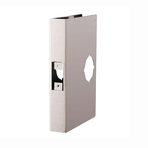 BDS Wrap Around Lockset Plate To Suit Entrance Set 127mm Backset Satin Stainless Steel 11351150