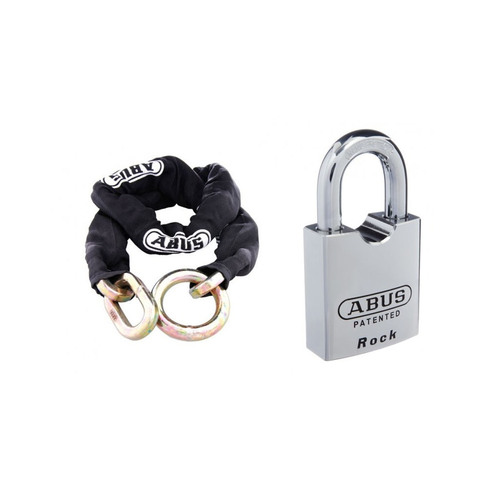 ABUS 12KS Chain 12x250cm 12KS250BLK + 83/55 Padlock 8355KA