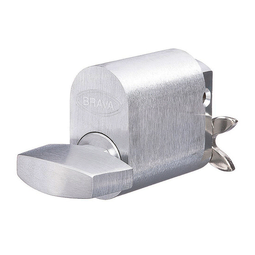 Brava Metro Oval Cylinder Turn with R Cam Brushed Chrome Plate 5090CPCT