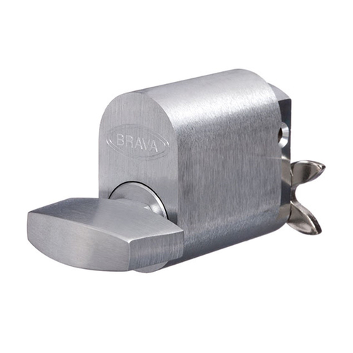 Brava Metro Door Lock Cylinder Oval Turn Snib w/ Rabbit Ear Cam SC 5090MSCCT 