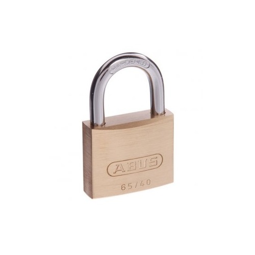 Abus Security Padlock Keyed Alike KA408 40mm Brass Body 6540KA8