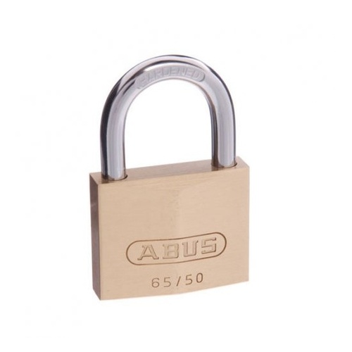 Abus Security Padlock Keyed Alike KA6501 50mm Brass Body 6550KA11