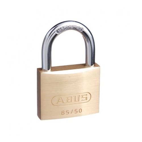 Abus Security Padlock Keyed Alike KA6502 50mm Brass Body 6550KA12