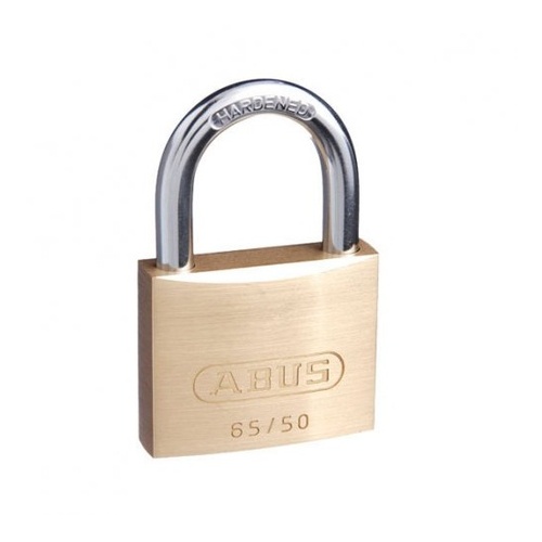 Abus Security Padlock Keyed Alike KA502 50mm Brass Body 6550KA2