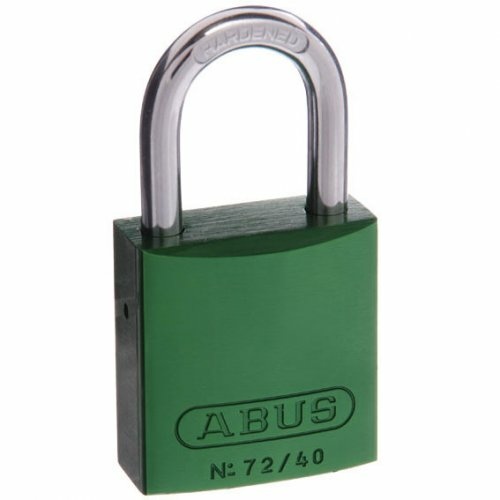 ABUS 7240GRNKA1 Security Padlock Green Aluminium Keyed Alike