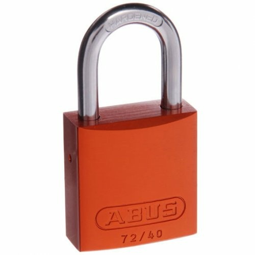 ABUS 72/40 Security Padlock 7240ORGKA1 Orange Aluminium Keyed Alike