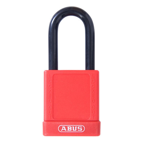 ABUS Red Nylon Lightweight Aluminum Padlock Keyed to Differ 74/40REDKD
