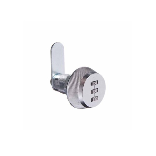 BDS Combination Cam Lock 29mm Body 3-Wheel Straight Cam Chrome Plate BDS7850L