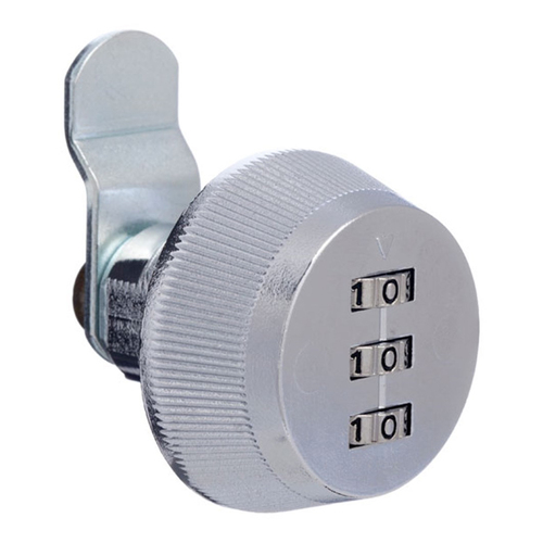 BDS 3 Wheel Combination Bent Cam Lock 17.5mm Chrome Plate BDS7850S