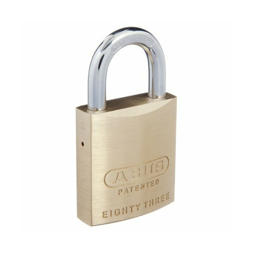 ABUS Security Padlock Brass 25mm Alloy Shackle Keyed Alike 8345NKA1