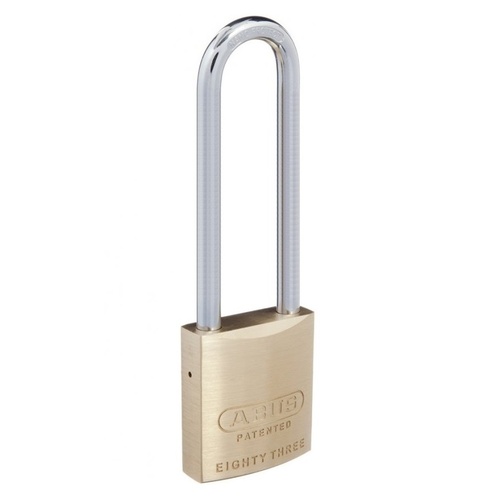 ABUS 83/45 Security Padlock Brass 100mm Alloy Shackle Keyed Alike 8345NKA1SA100C