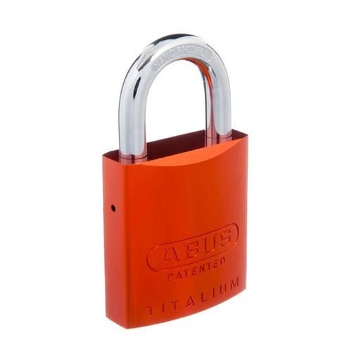 ABUS High Security Padlock Keyed To Differ Aluminium Orange 83AL45NORGKD