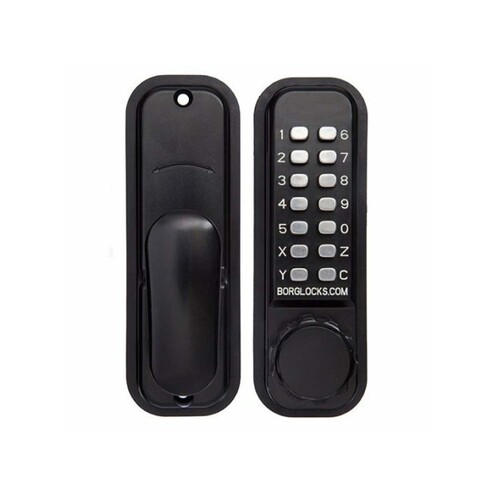 Borg Digital Door Lock Keyless Marine Grade Pro Black BL2601MGPRO