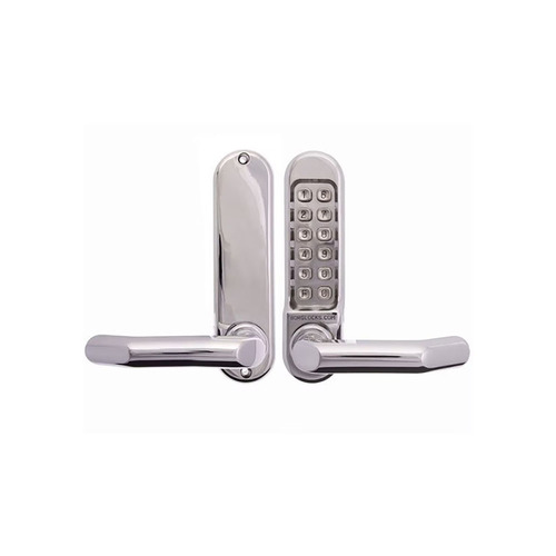 Borg Digital Door Lock Keyless Entry External Grade Polished Chrome BL5001MG