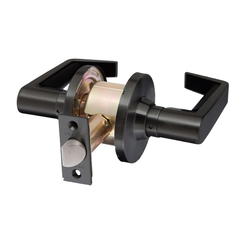Brava Metro EL Series Passage Door Lever Set 70mm Matt Black EL6082MB70