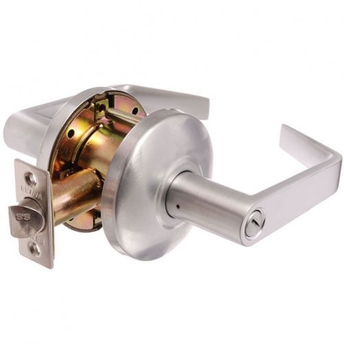 Brava Metro Privacy Lever Set EV6030SC70 Fire Rated 70mm Satin Chrome