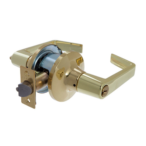 Brava Metro Entrance Lever Set Tiebolt Fixing 60/70mm Polished Brass RH6100PB