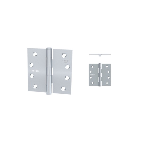 **10 Pack** McCallum Stainless Steel Ball Bearing Butt Hinge Satin S254