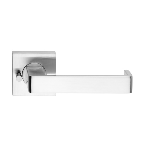 Madinoz 888-Z12SX Vision Square Rose Leversets Satin Chrome