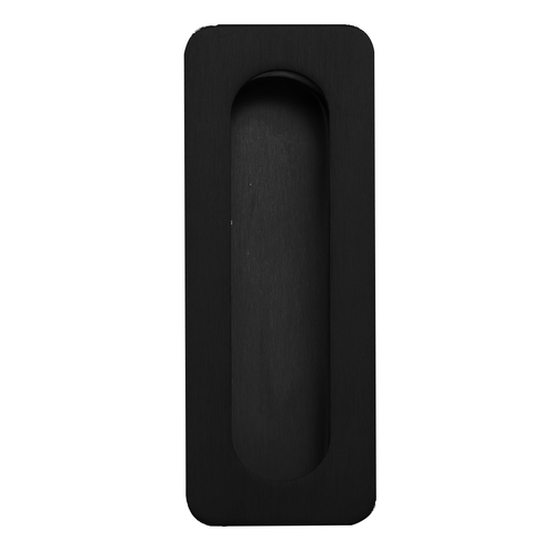 Madinoz FP150RCBK Round Corner Flush Pull Black 