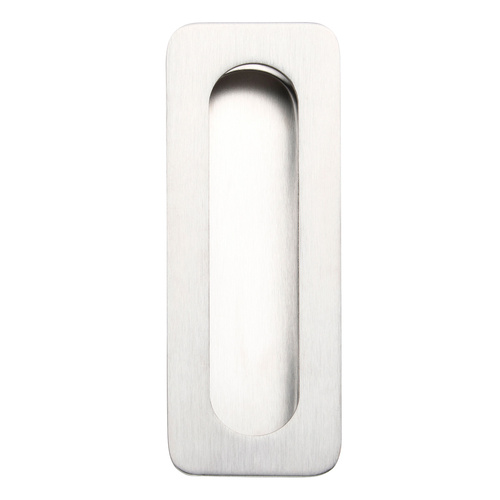 Madinoz FP150 Rounded Corners Flush Pulls Polished Stainless Steel 150mm