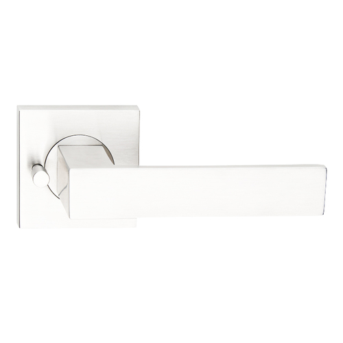 Madinoz Coastal Square Rose Privacy Leverset Polished Stainless Steel L120PVZPSS