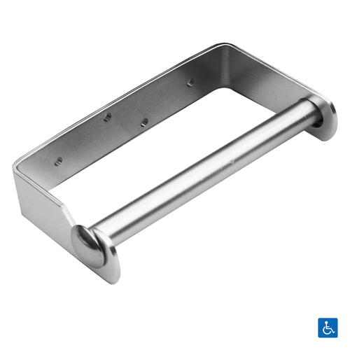 Metlam Single Toilet Roll Holder Satin Stainless Steel 113_TRH_SS