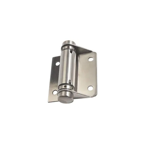 Metlam 209 Spring Hinge Bolt Through Fixings Hold Closed Satin Stainless Steel 209_HC_SS-BF